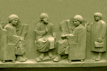 Römische Schulstunde